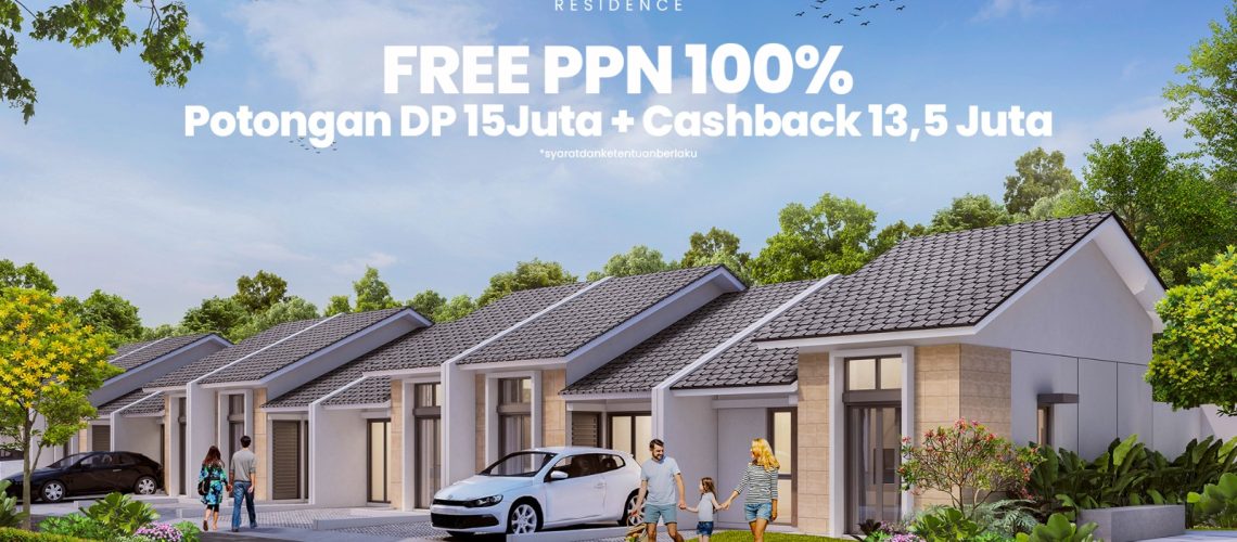Promo Gila-Gilaan Grand Cendana Residence, Diskon DP Hingga 15 Juta dan Free PPN 100%